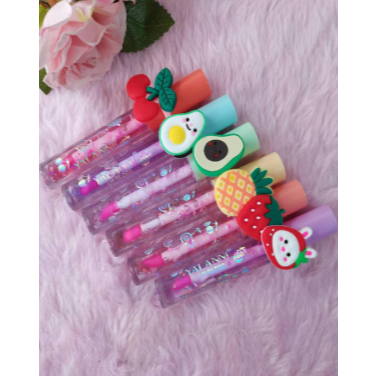 kit 3 /6 Lip Gloss/Balm/batom para infantil dia dos criancas