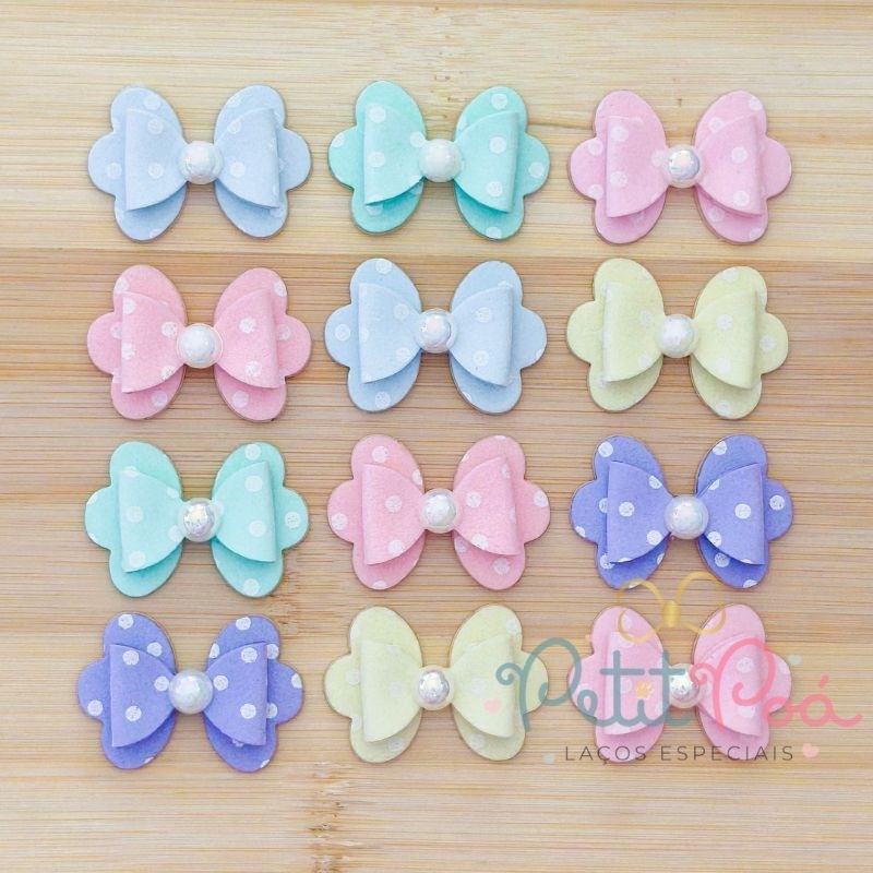 ADESIVO PET LAÇO POÁ CANDY - BANHO E TOSA (12 UNIDADES) em Oferta na Shopee