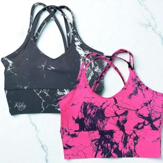 Top Trançado com Bojo removível Marmorizado Cropped Feminino Roupa Academia Sem Transparência em Oferta na Shopee