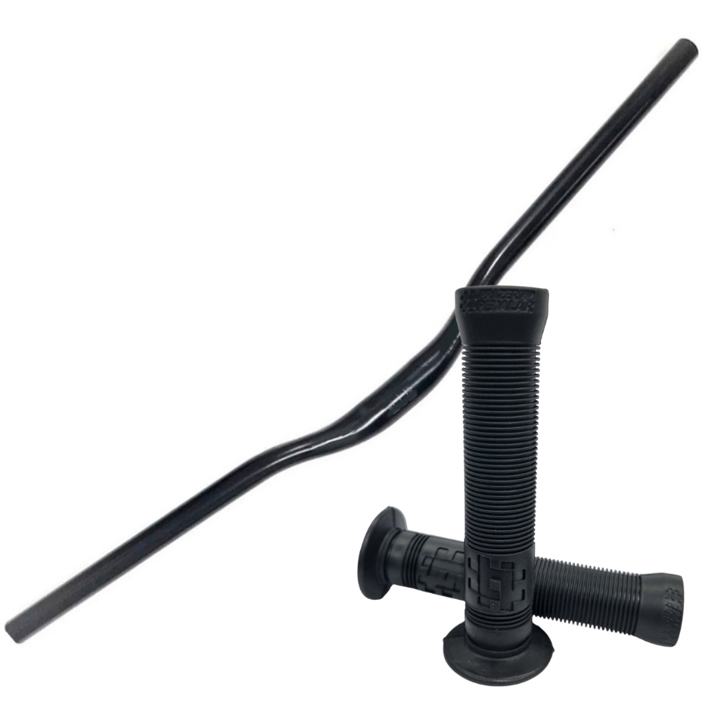 Guidao Curvo Rise Bar Wheeling + Mesa 45mm + Manoplas Entrega Rapida