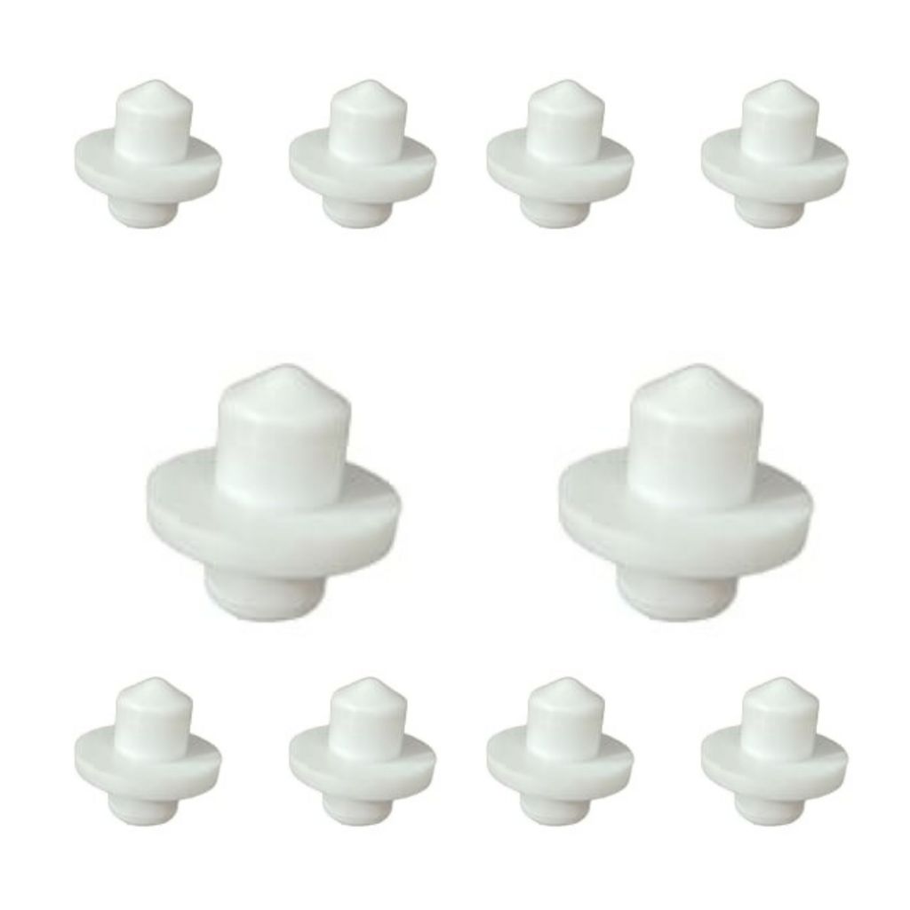 Pivô chupetinha Para Vitrô Basculante 5/16´´(7,93mm) Pacote 10 Pçs