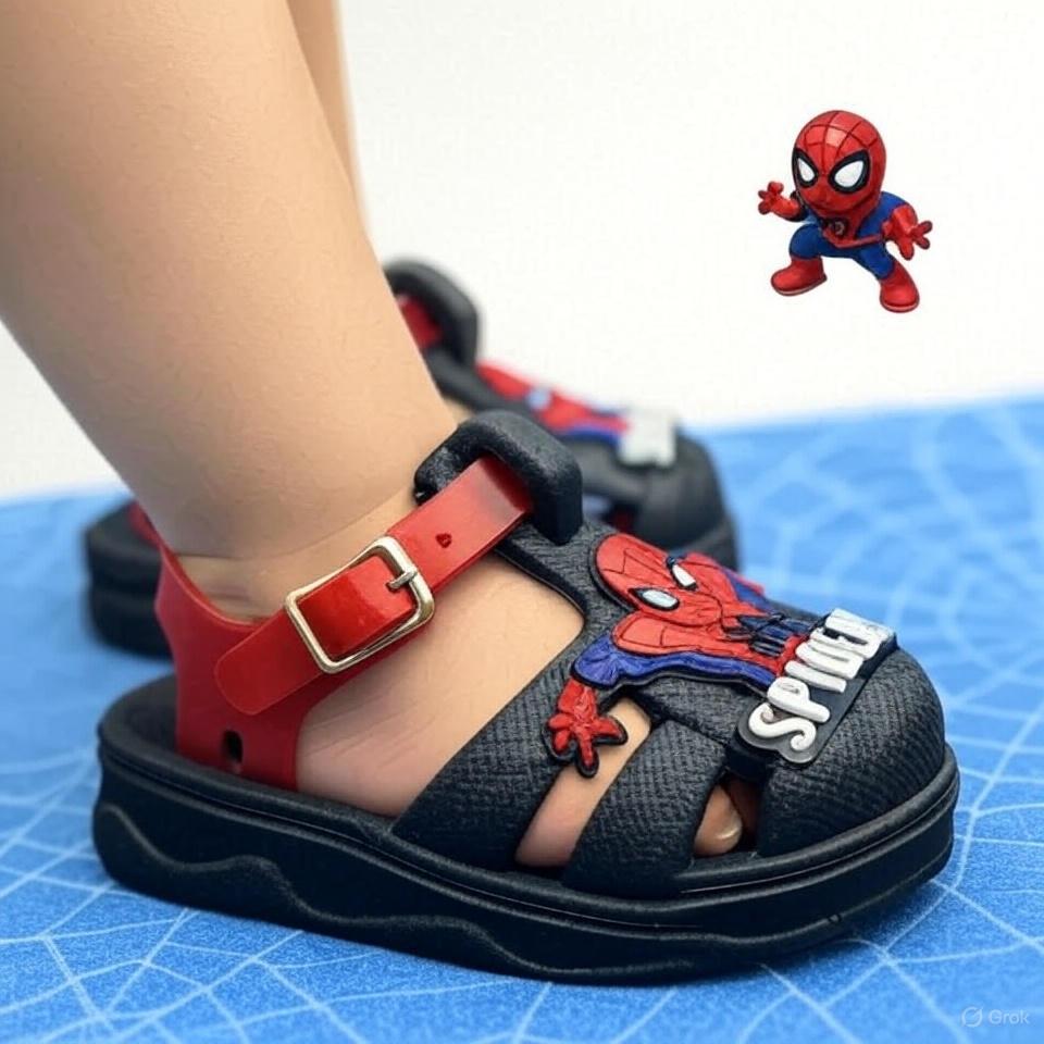 Sandália Babuche Infantil Menino Homem Aranha Zigg Spider Man Lançamento Confortável em Oferta na Shopee