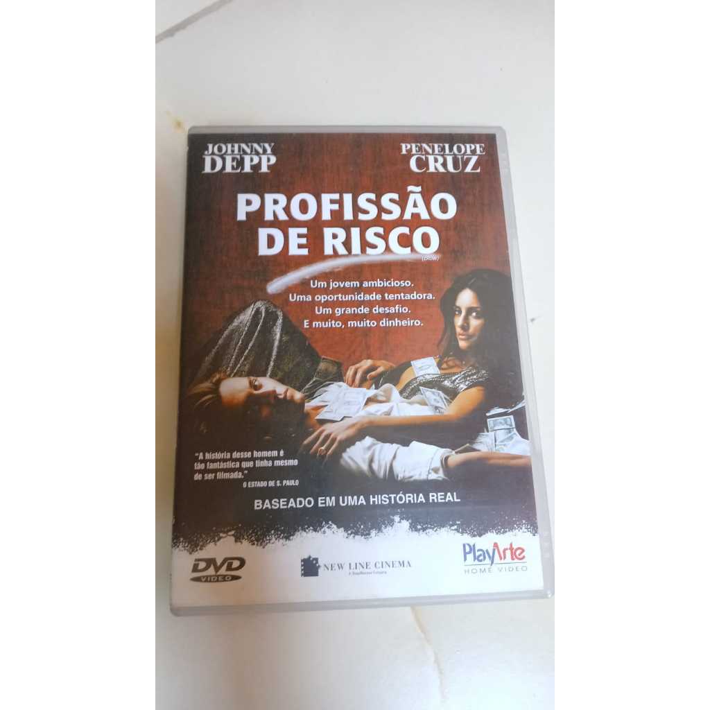 DVD - PROFISSÃO DE RISCO - JOHNNY DEPP - ORIGINAL