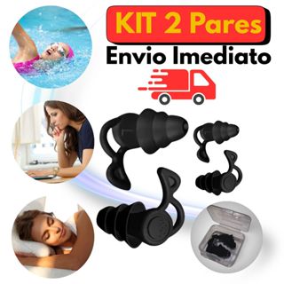 Tampão Ouvido 2 Pares Antiruído Protetor Auricular Contra Ronco 3 Camadas em Oferta na Shopee