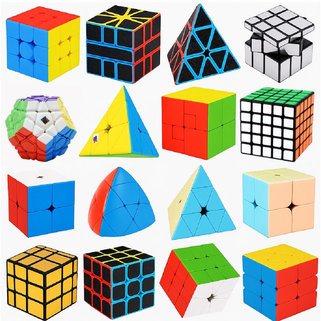 Cubo Mágico Moyu Meilong Speed Cube Profissional |  3x3x3, 5x5x5, Bolinho de Arroz, Wumofang