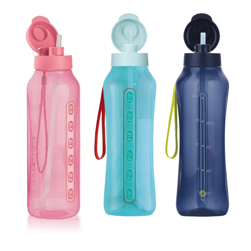 Tupperware garrafa motivacional aquavibe 1,2 litros