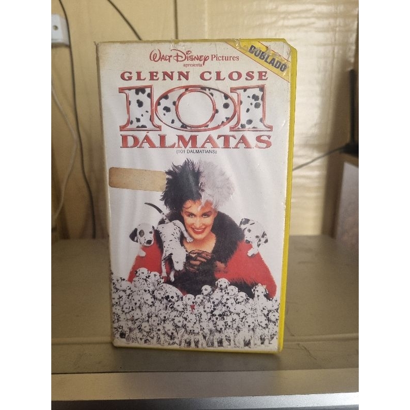 VHS Disney – 101 Dálmatas (1996) | Glenn Close como Cruella de Vil | Clássico Raro Dublado