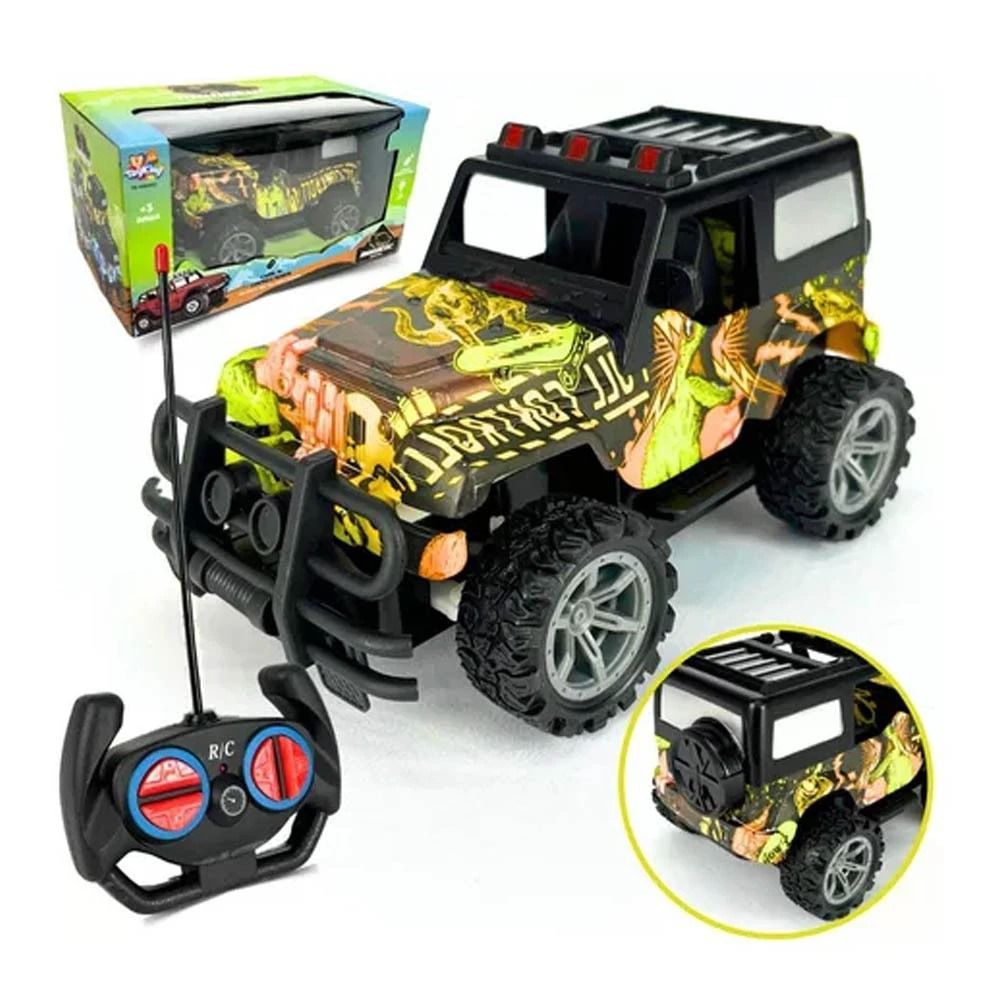 Carrinho Jeep Controle Remoto Carro Grande Off Road Cor Sortido Personagem Jipe -4452