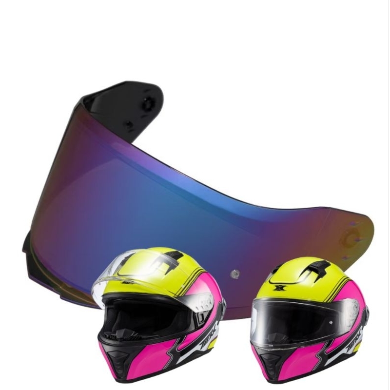 Máscara de Proteção Viseira Camaleão Texx Modelo Raptor – Acessório para Capacete Moto
