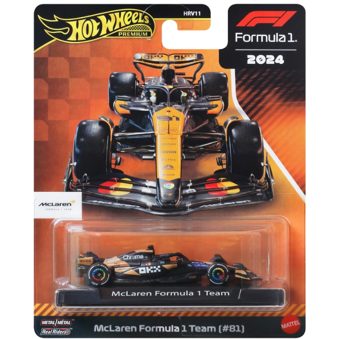Hot Wheels Premium F1 2024 McLaren #81 Oscar Piastri - Hot Wheels em Oferta na Shopee