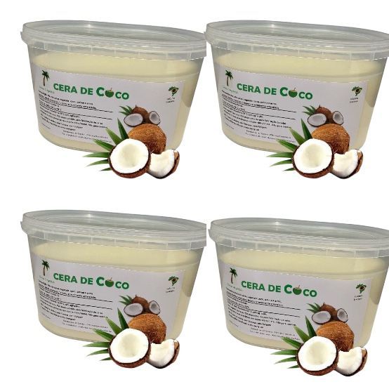 1 kg Cera De Coco Para Velas 100% Vegetal T02