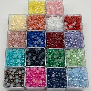 Meia Perola 6mm Sem Furo Para Colagem Barato Promoção. em Oferta na Shopee