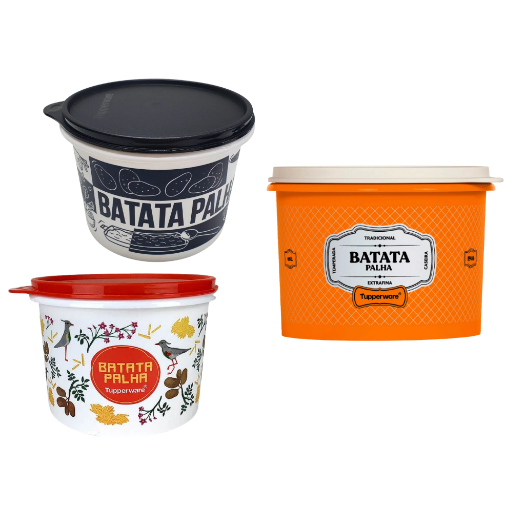 Tupperware Caixa Mantimento Batata Palha 1,1 Litros