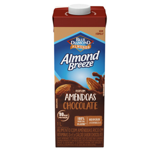 Bebida Vegetal de Amendoas Chocolate Almond Breeze 1L em Oferta na Shopee