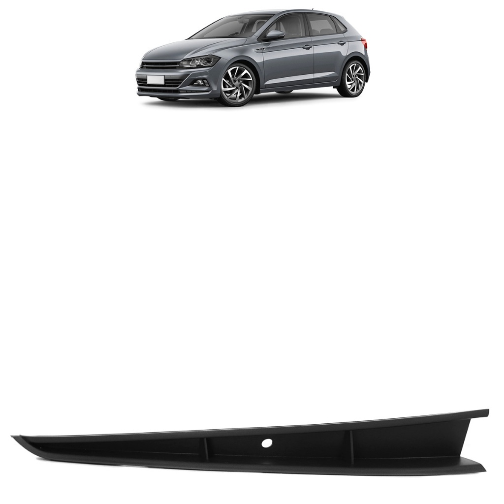 Moldura Acabamento Parachoque Dianteiro Polo 2017 2018 2019 2020 Sem Furo em Oferta na Shopee