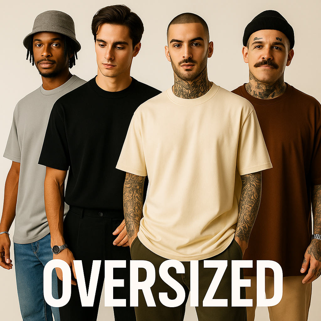 Camiseta Básica Oversized Masculina Lisa Fio 30.1 100%Algodão Moda Street Urbana Trap Skate Rap Preta Gola Alta lisa