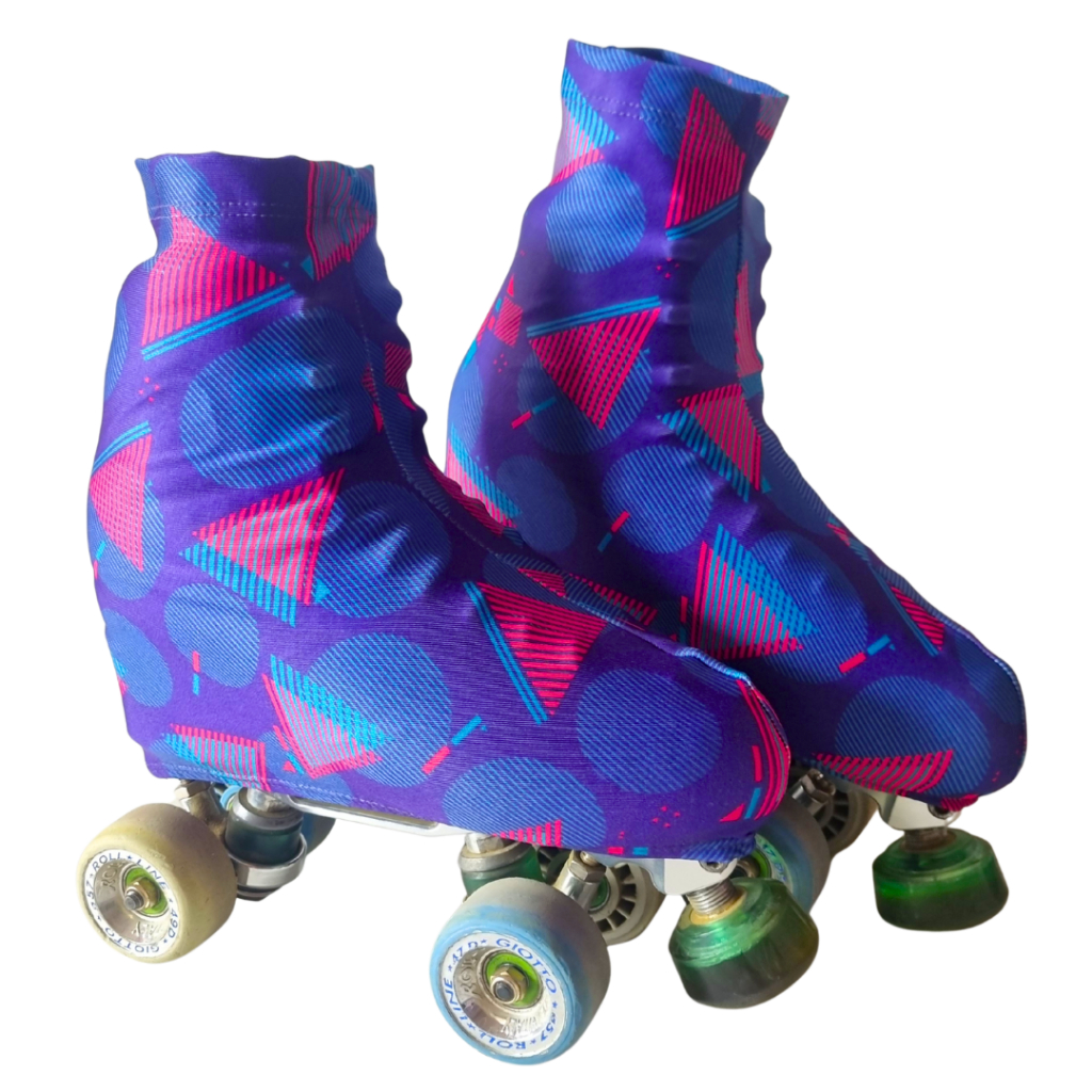 Polaina Cobre Botas Material Grosso para Patins marca Patina Fashion Estampada Estampa Geométrica