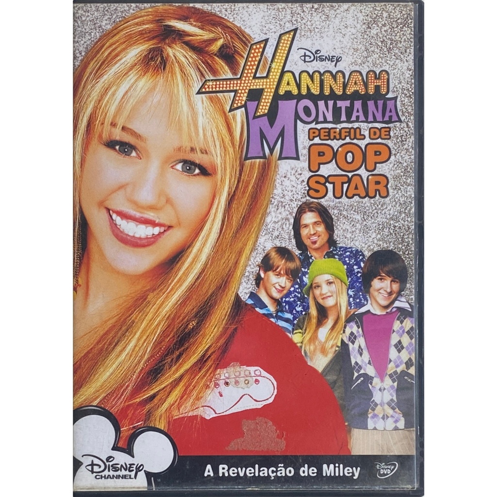 Hannah Montana - Perfil De Pop Star - DVD Original - Raridade