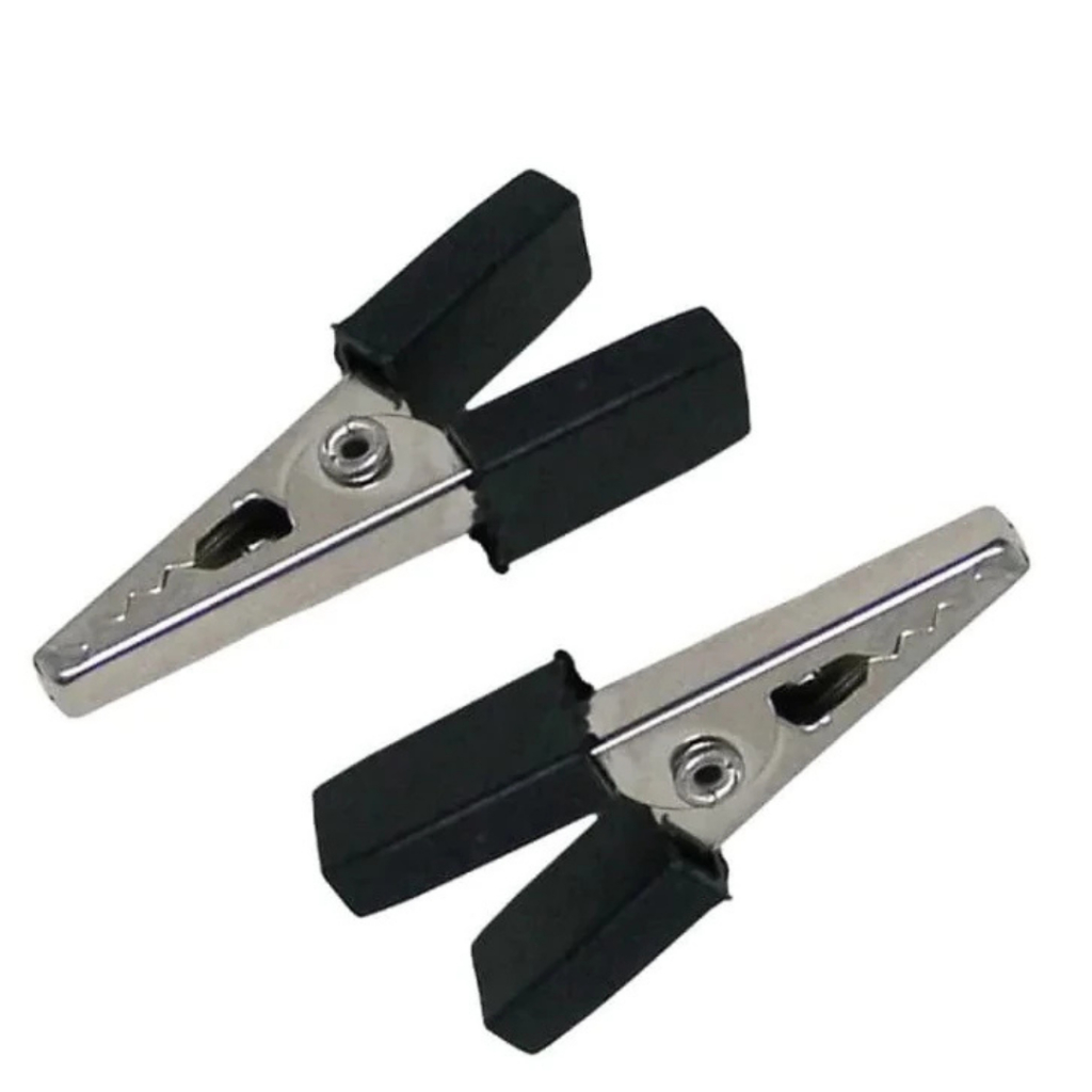 Garra Jacaré Semi Isolada Preta MXT Conector Elétrico-1/4/8