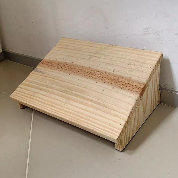 Suporte ergonômico para os pés Escritório Apoio para os pés de madeira Home Office Escrivaninha
