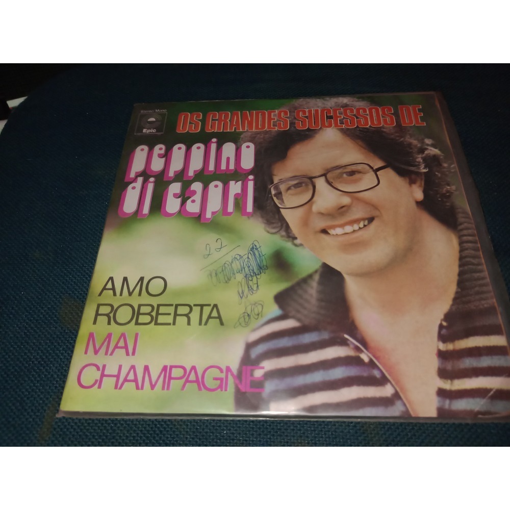 Compacto Vinil Os Grandes Sucessos de Peppino di Capri/ Ler descrição