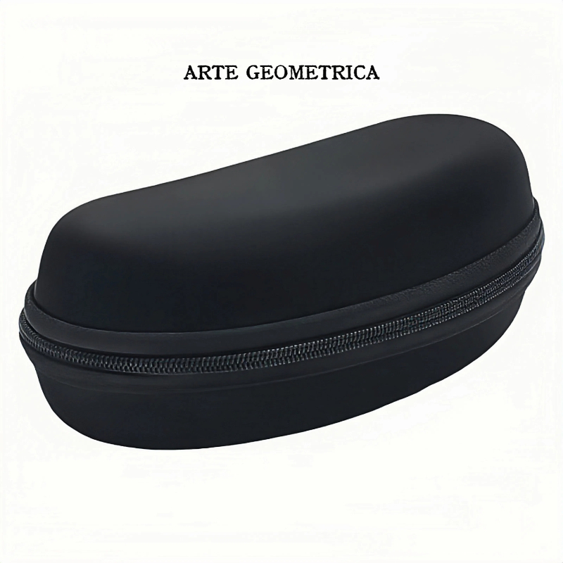 【Arte】estojo de óculos丨Estojo preto para óculos ou óculos de sol com zíper