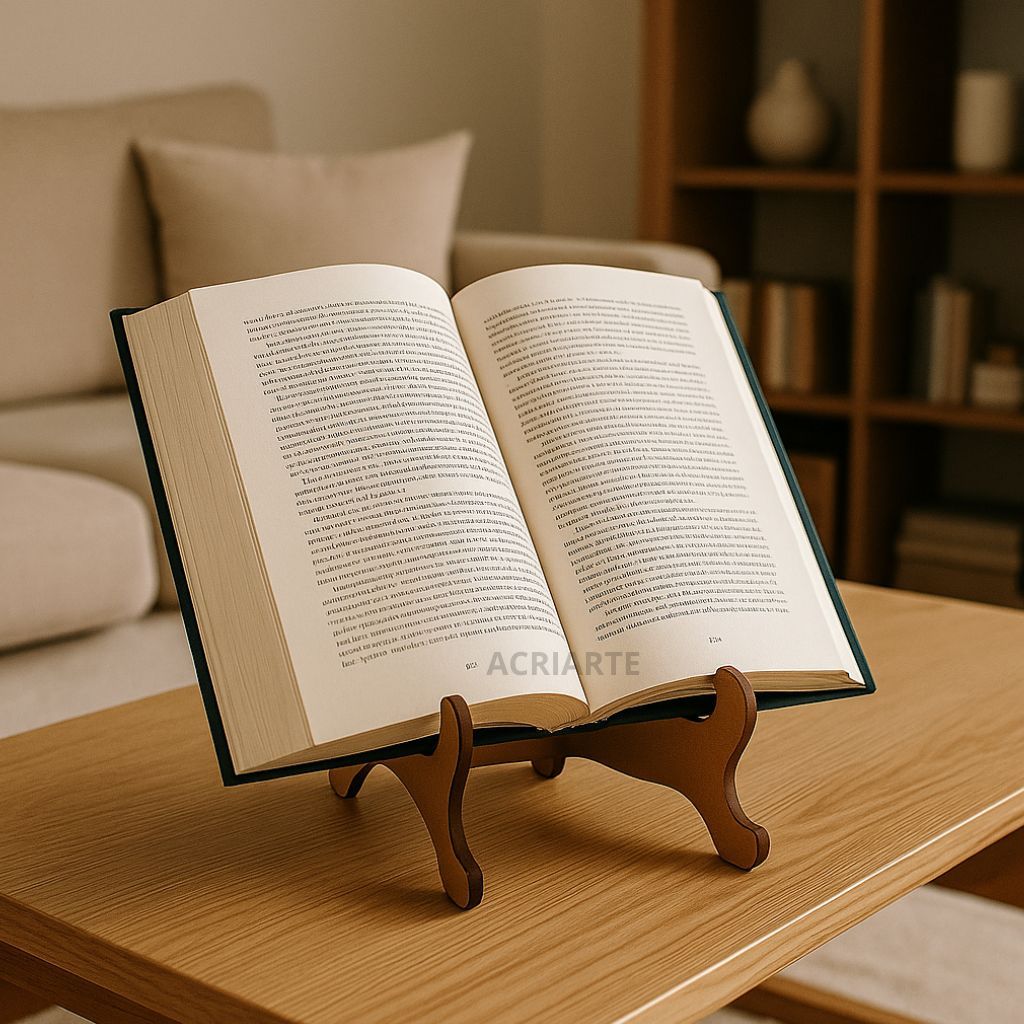 Suporte para Bíblias em MDF, Livro e Decoração – Porta Objetos Expositor