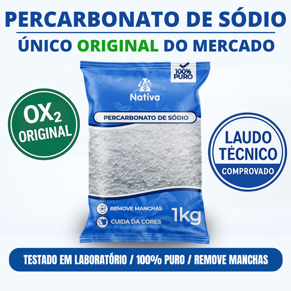 Percarbonato, Ação OX2 Máxima Premium - Alvejante Oficial Nativa em Oferta na Shopee