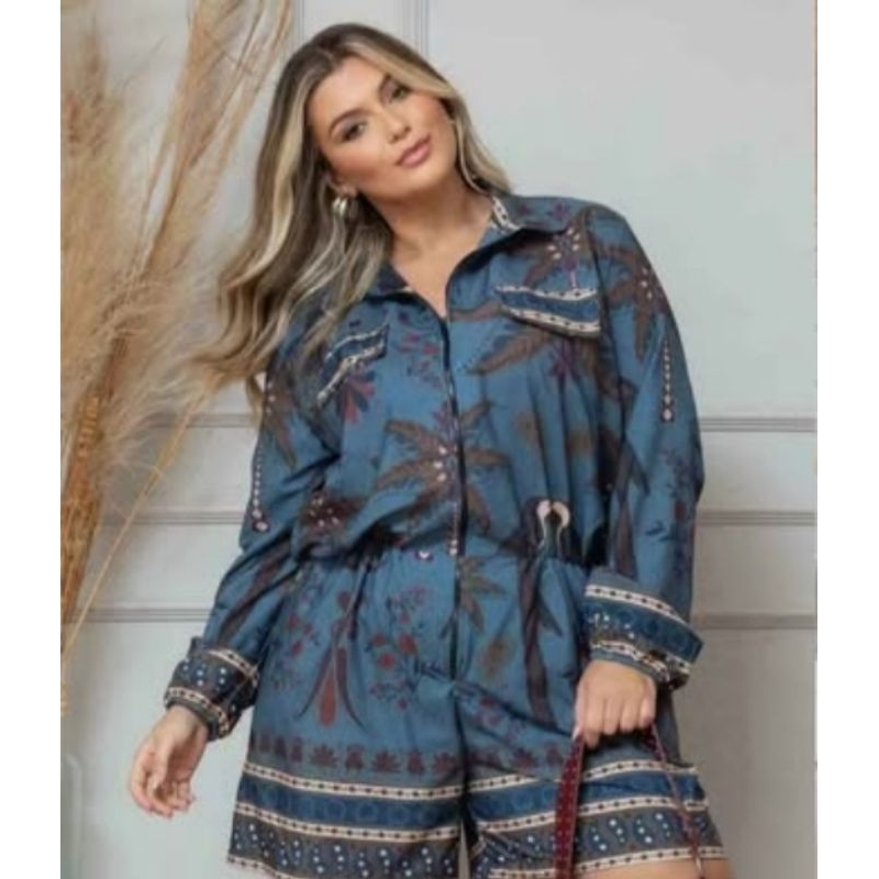 MACACAO FEMININO ESTAMPA ESTILO FARM