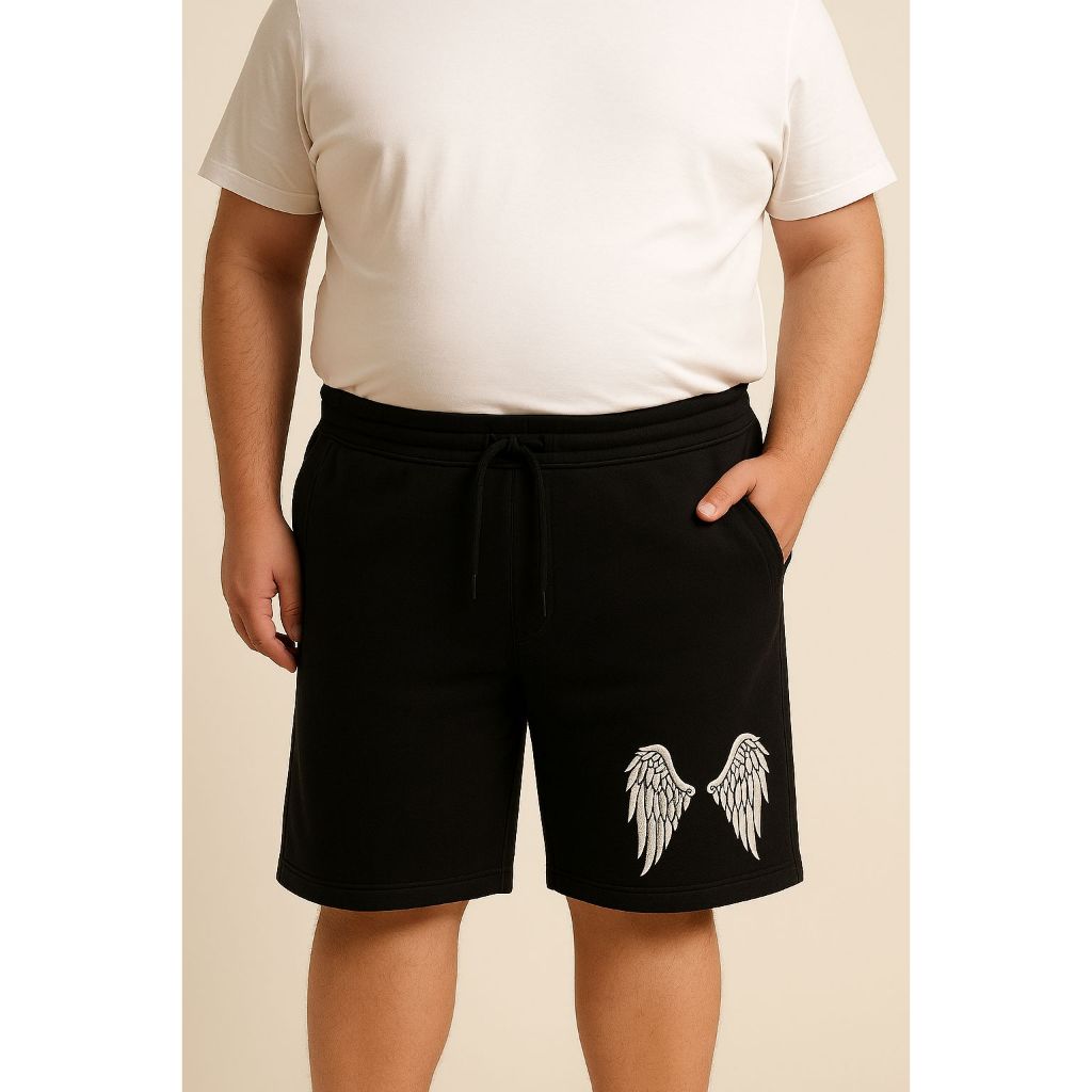 Bermuda Masculina Plus Size Tamanho Grande Confortável Casual Moletom Com elastico