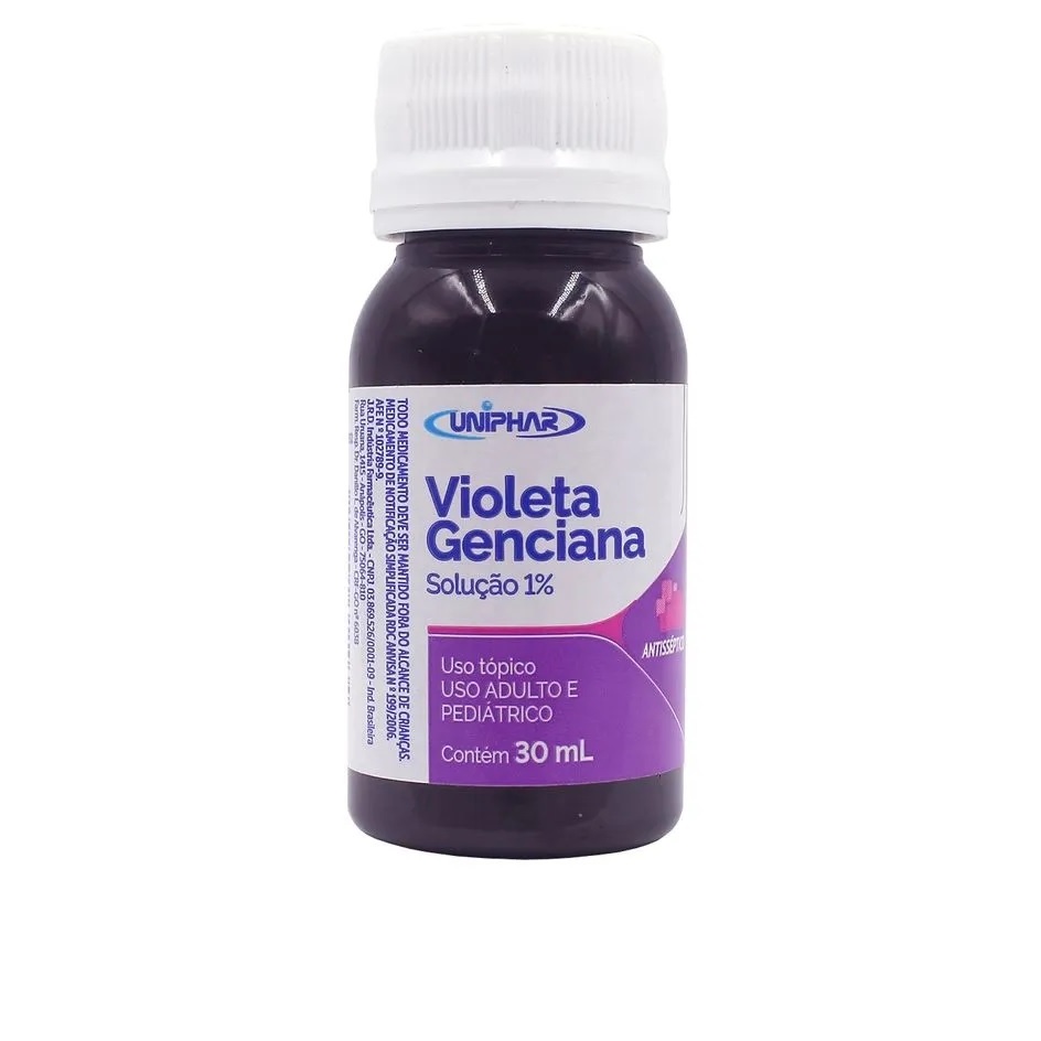 Violeta Genciana Uniphar frasco com 30mL em Oferta na Shopee
