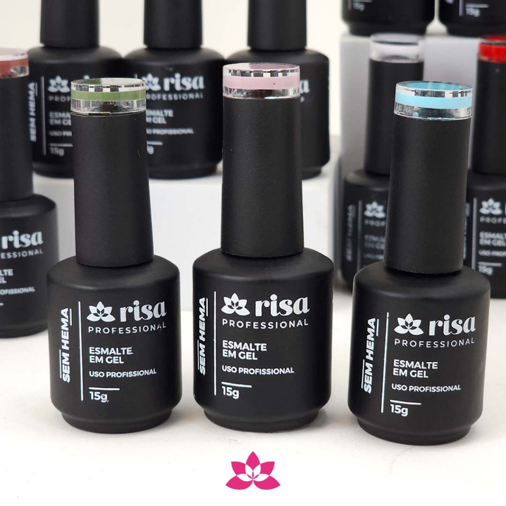 Esmalte em Gel Polish SEM HEMA Risa 15g em Oferta na Shopee