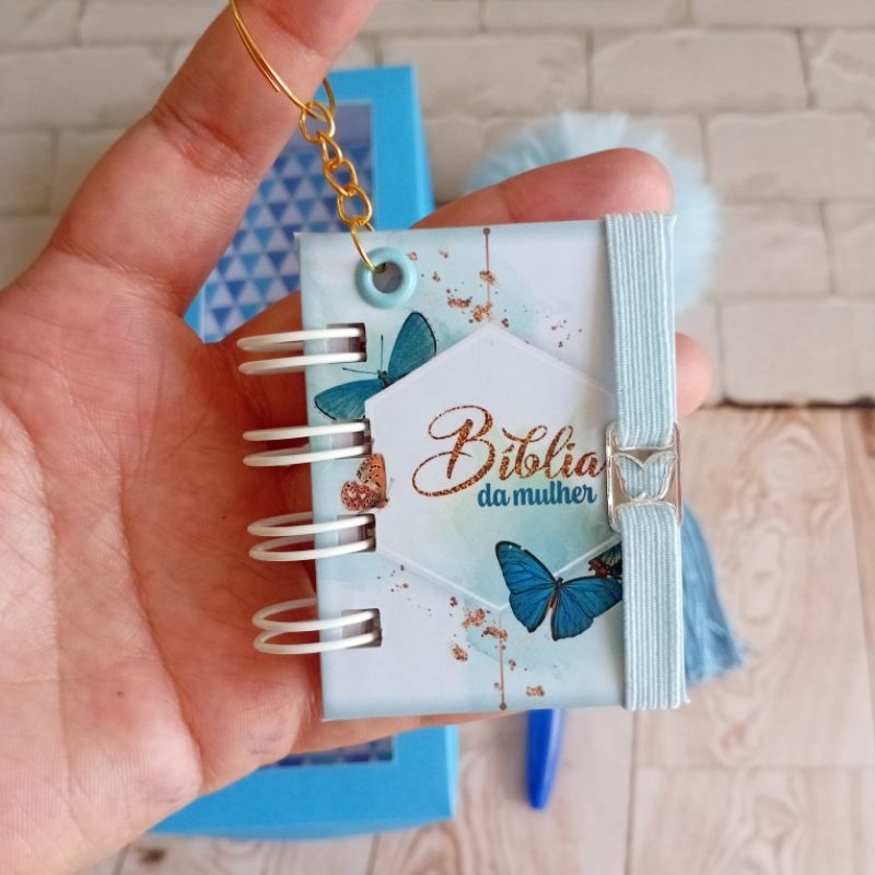 Mini Chaveiro Bíblia em Oferta na Shopee