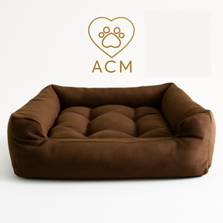 Cama Pet (P/M/G) Premium em Suede – Para Cachorro e Gato | Confortável, Fofinha e Lavável – ACM em Oferta na Shopee