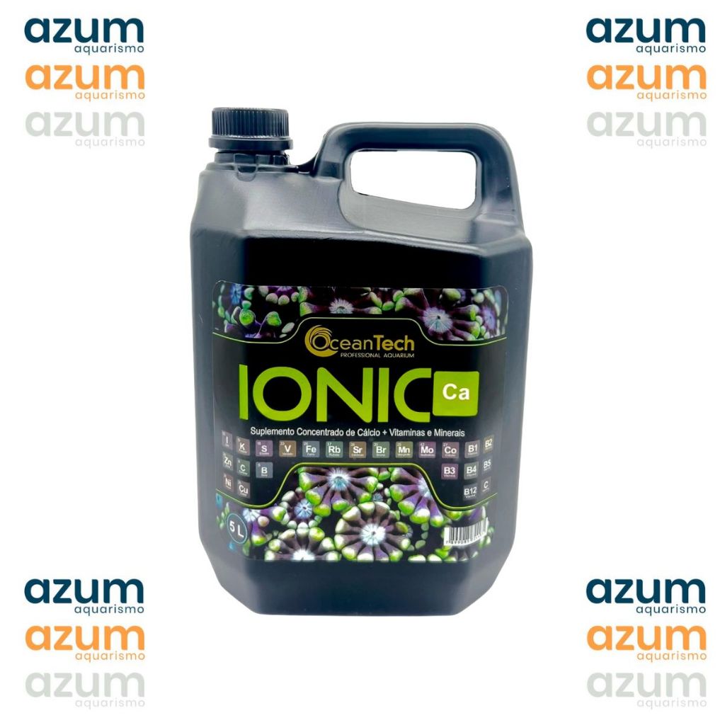 Ocean Tech Ionic Ca – Suplemento de cálcio p/ aquário marinho; eleva Ca; ideal p/ corais