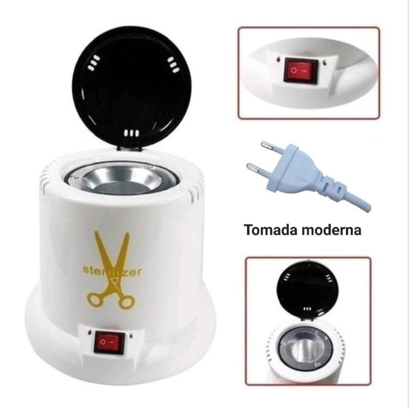 Esterilizador Estufa Alicate e Pinças tesouras Unha Elétrico Bivolt 110V e 220v Manicure e tatuador Profissional
