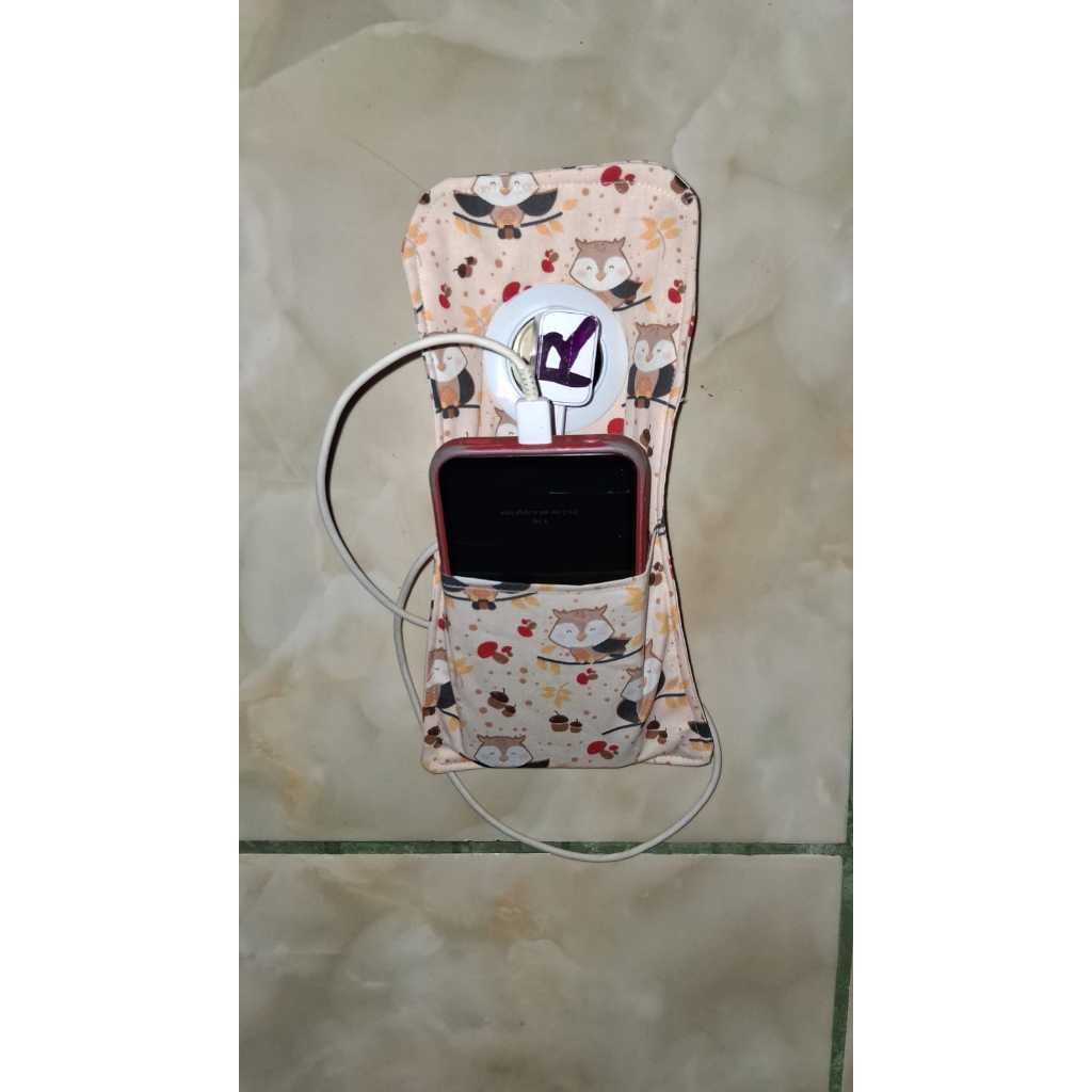 Porta carregador de celular coruja/ acessório de celular