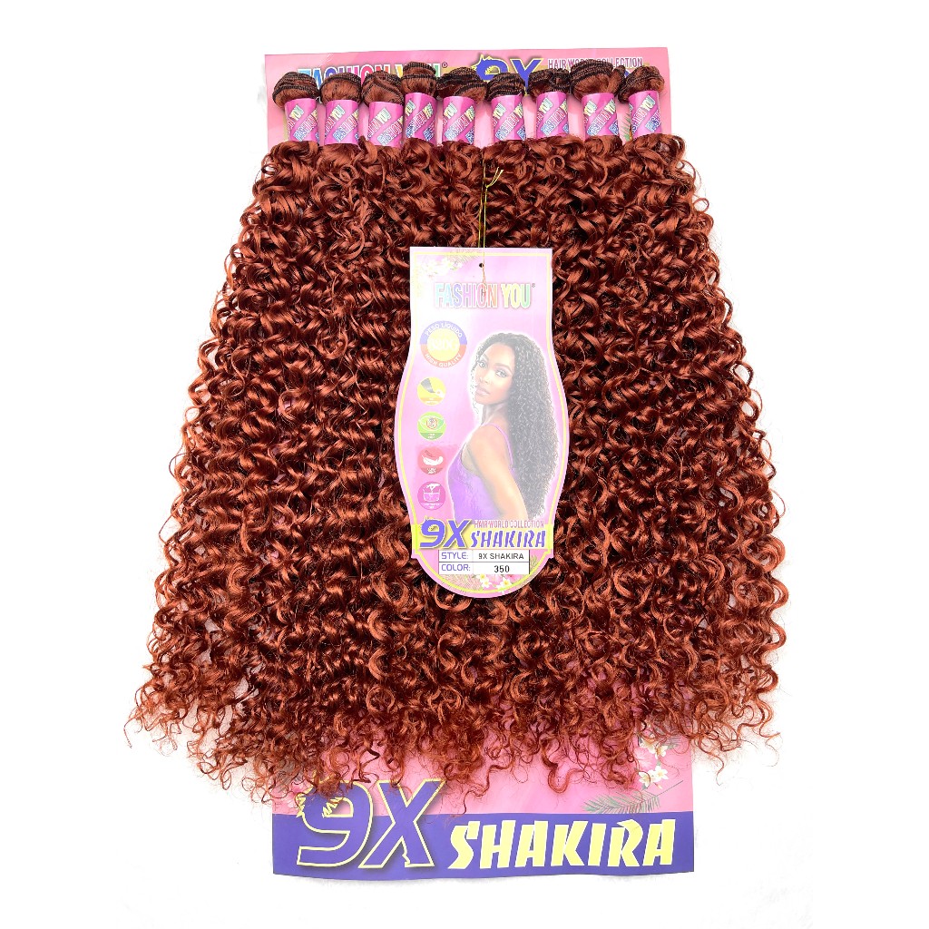 Cabelo Orgânico Cacheado 9 Telas 320g Pacotão SHAKIRA CURL 70cm Sem Brilho Fibra Preme Adere Creme