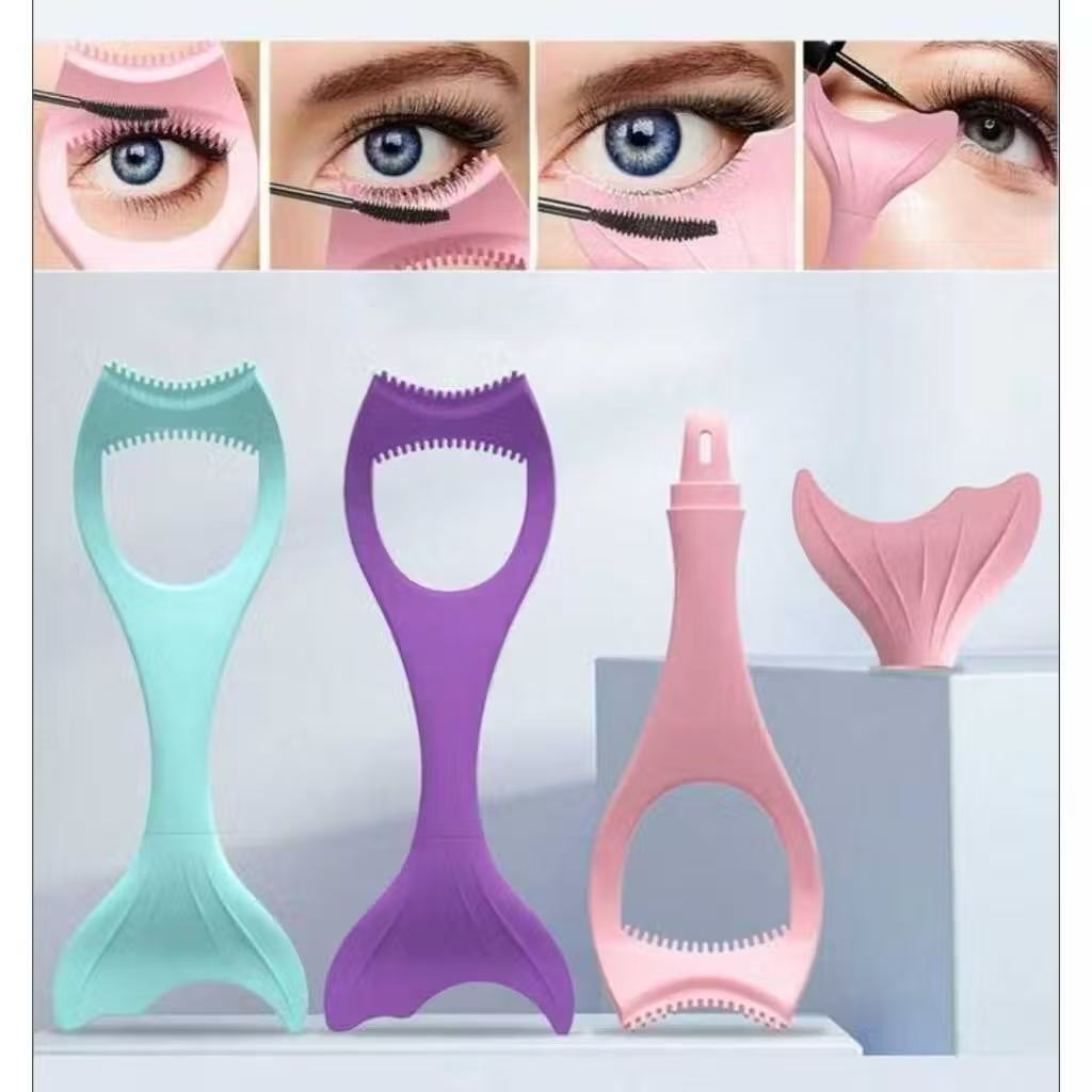 1 protetor de silicone para aplicação de mascara de cílios 3 em 1 delineador e sombra nos cílios em Oferta na Shopee