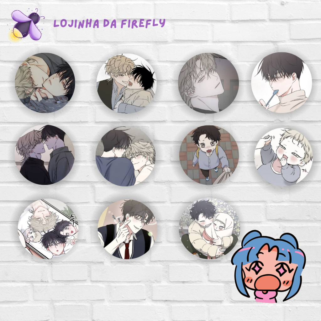 Bottons 5,8cm bl/yaoi/ Low Tide In Twilight/Taeju/Euihyun/Manhwa | bottons low tide in twilight em Oferta na Shopee