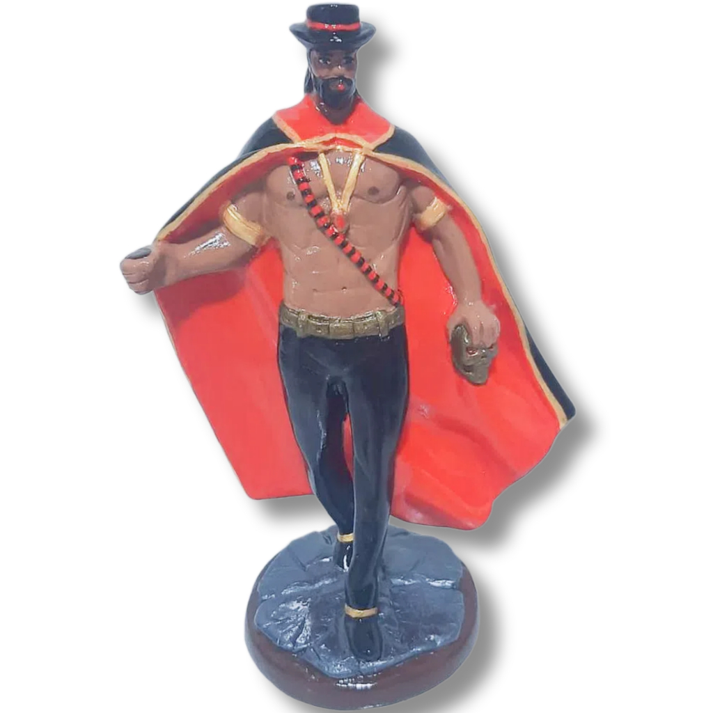 Imagem de exu tranca das almas escultura de tranca ruas  do embare exclusiva 20cm