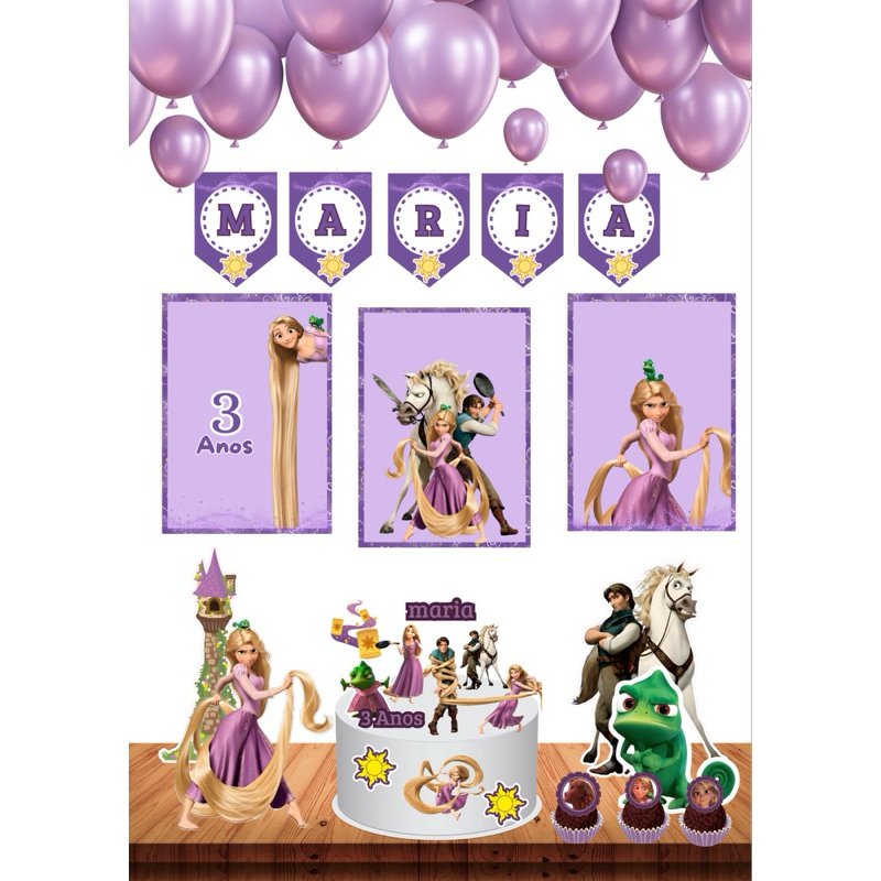 Kit só um Bolinho  Enrolados Rapunzel (EXCLUSIVO) em Oferta na Shopee