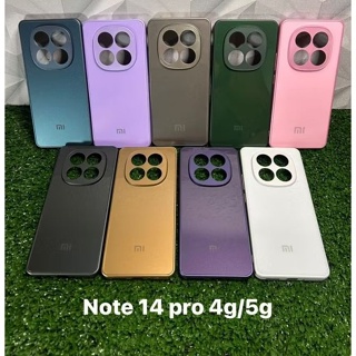 CAPA CASE CAPINHA PEMIUM P/XIAOMI NOTE 14 PRO  4g/5g(serve em ambos) AVELUDADA AG-GLASS PHONE CASE em Oferta na Shopee