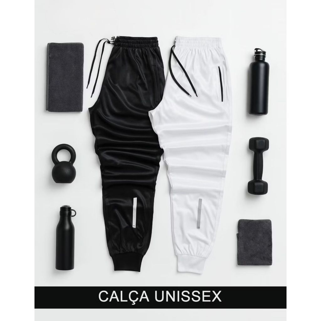 Kit 2 Calças Jogger Masculinas Refletivas – Tendência