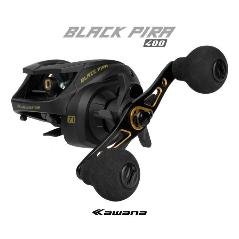 Carretilha Black Pira 400- Drag 18kg 11 Rolamentos Esquerdo / direito em Oferta na Shopee