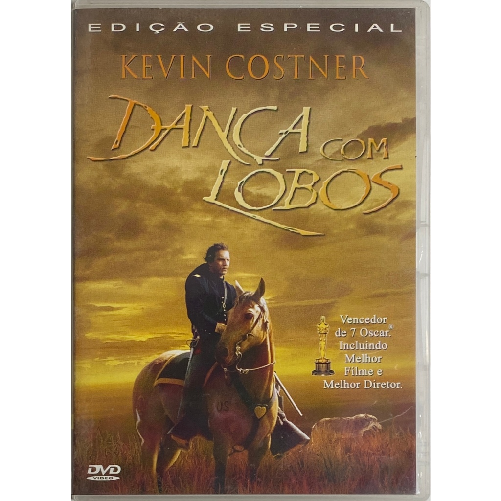 DVD - Dança com lobos - Kevin Costner - 1990 - Original
