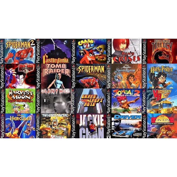 escolha 2 games qualquer game de ps1