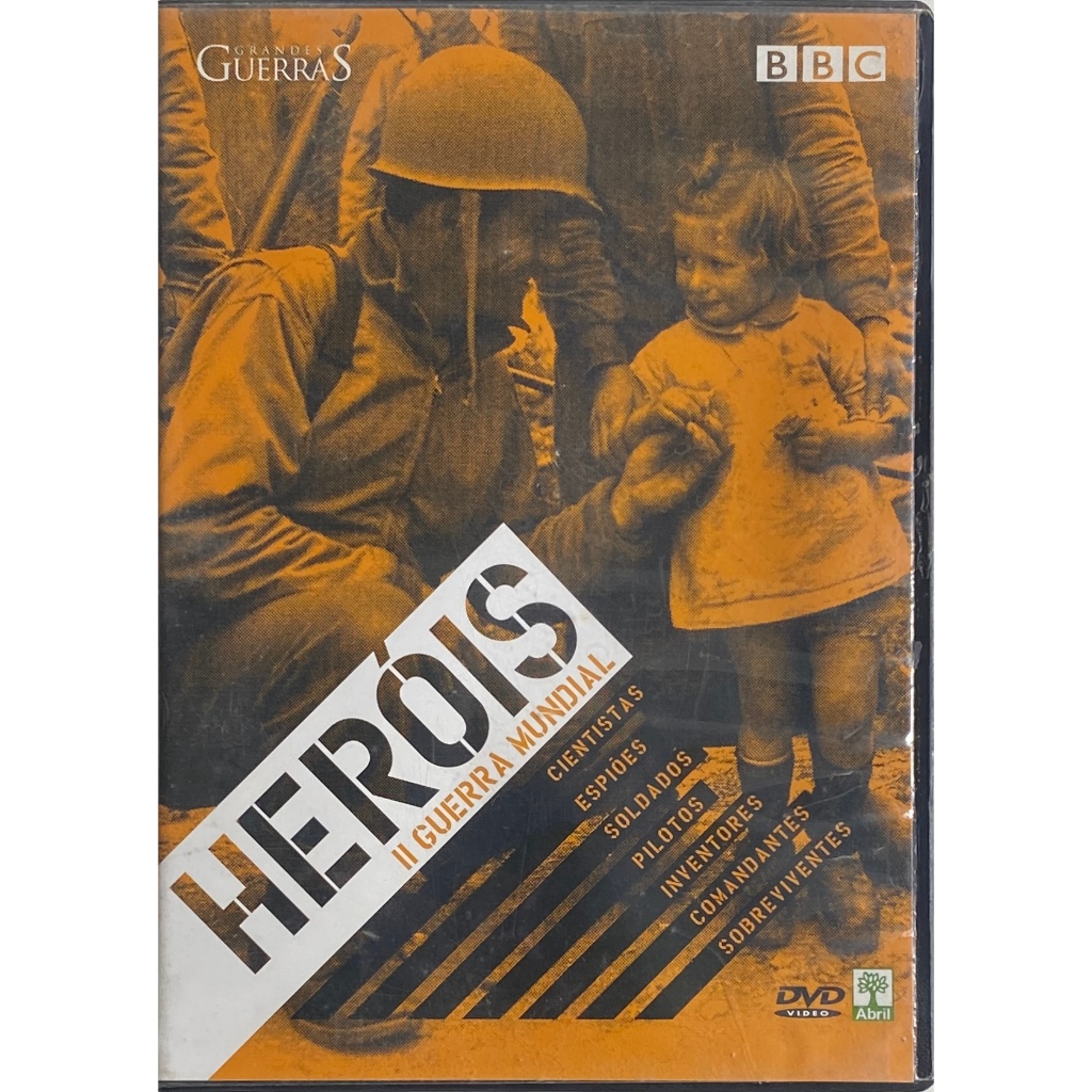 Heróis da 2ª II Guerra Mundial - Cientistas, Espiões, Soldados - DVD Original