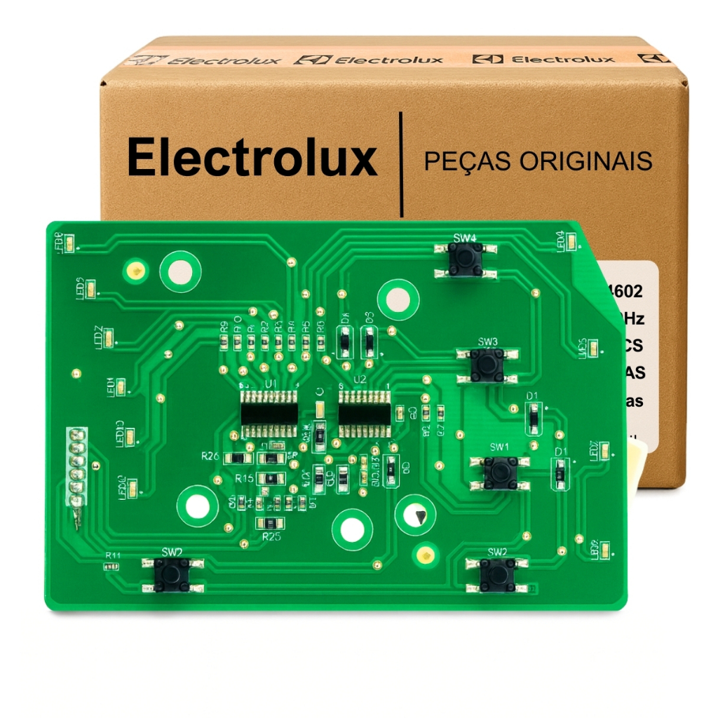 Placa Interface Bivolt Original Electrolux 64503063 Lavadoras Lac09 Lac11 Lac12 Lac13 Lac16 Lt10b