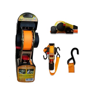 Cinta Com Catraca Automática Para Carga 680kg 3,6m X 25mm Cinta Retrátil em Oferta na Shopee
